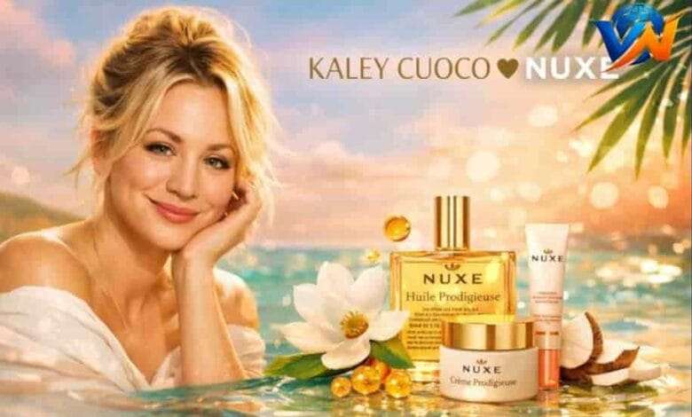Kaley Cuoco Nuxe