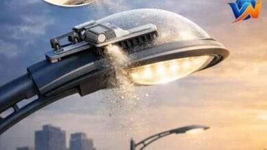 self cleaning street lamp research dust resistant lamp project exist